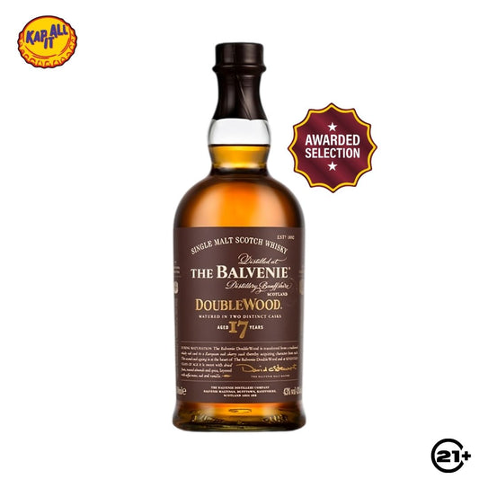 THE BALVENIE 17 Y.O DOUBLE WOOD WHISKY 700ml