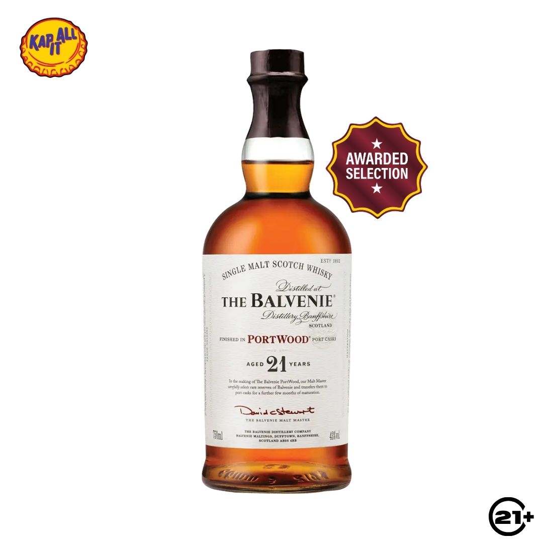 The Balvenie 21 YO Portwood Whisky 700ml