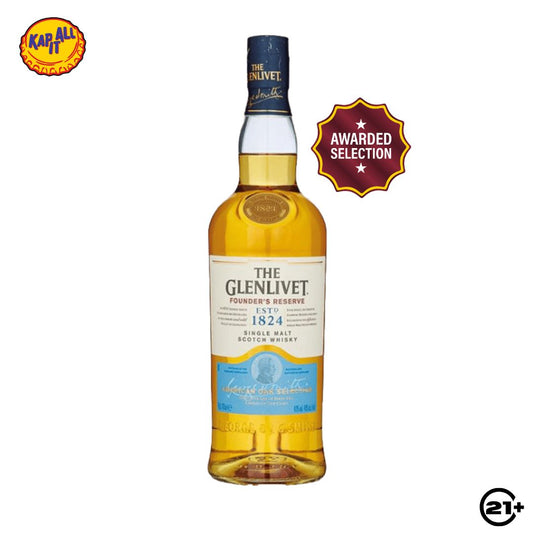 THE GLENLIVET FOUNDERS RESERVE SINGLE MALT SCOTCH WHISKY 700ml