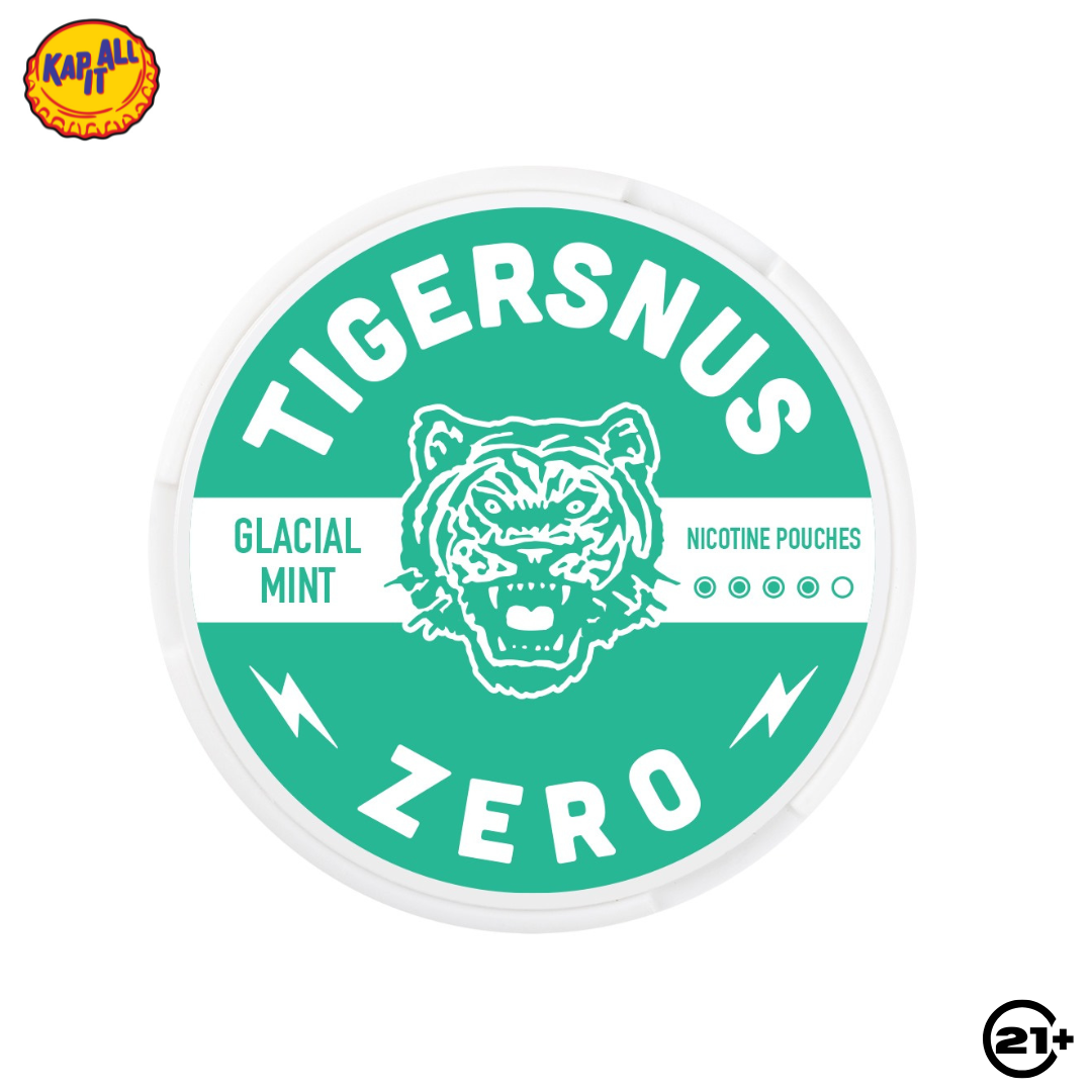 TIGERSNUS ZERO GLACIAL MINT - NICOTINE POUCH