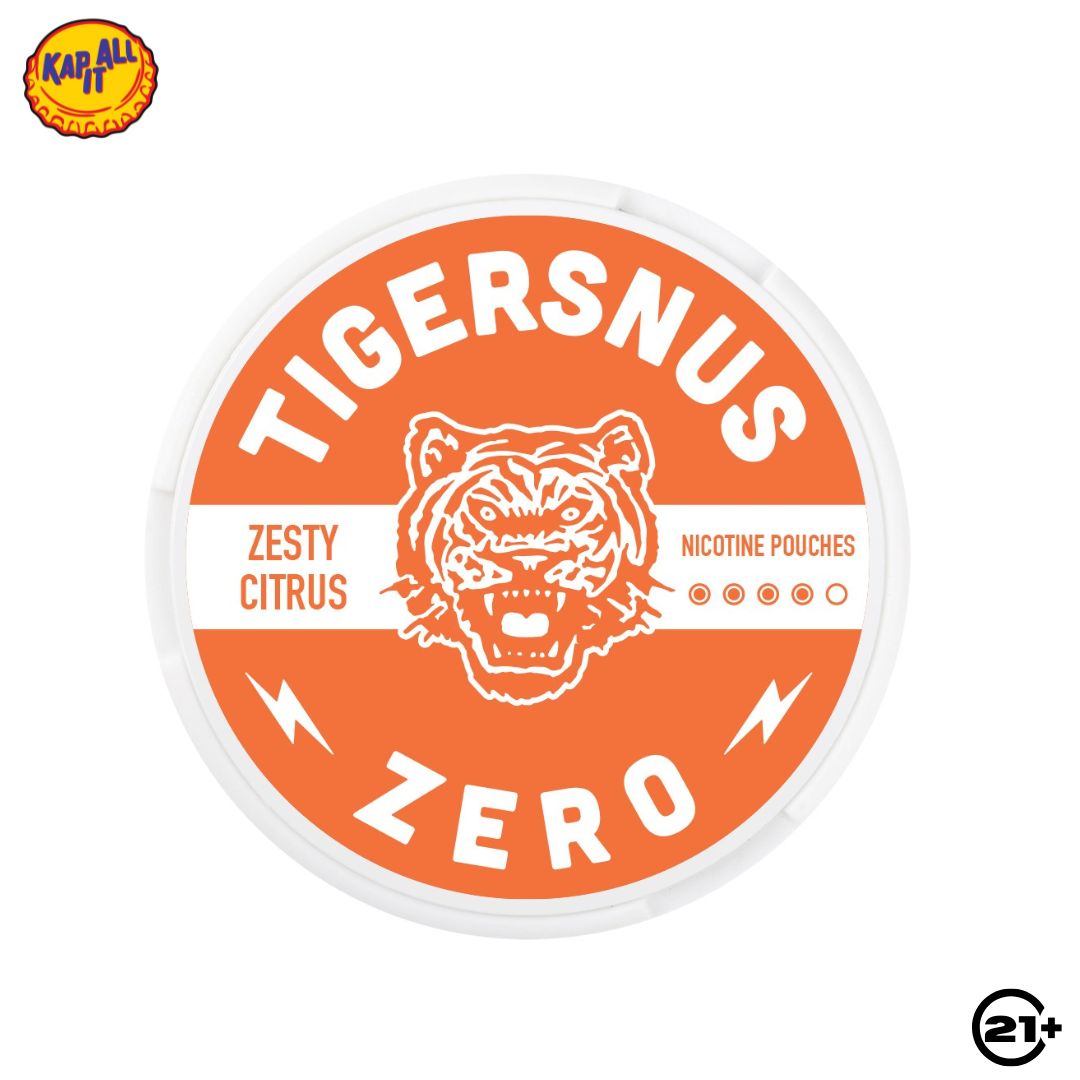 TIGERSNUS ZERO ZESTY CITRUS - NICOTINE POUCH