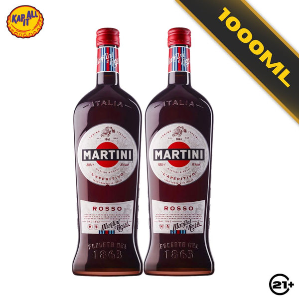Twin Martini Rosso Sweet Vermouth 1L - 2 Bottles