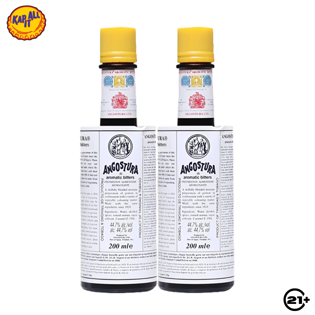 Twin Angostura Aromatic Bitters 200ml - 2 Bottles