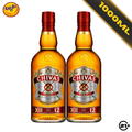 Twin Chivas Regal 12 Years Old 1L - 2 Bottles