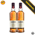 Twin Glenfiddich 15 YO Single Malt Scotch Whisky 1L -2 Bottles