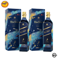 Paket Johnnie Walker Blue Label Year of The Rabit Angel Chen Edition 700ml - 2 Bottles