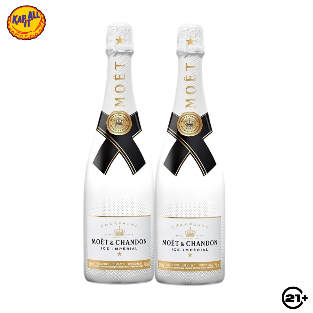 Paket Moet Chandon Ice Imperial Champagne 750ml - 2 Bottles