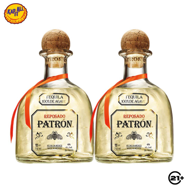 Twin Patrón Reposado Tequila 750ml - 2 Bottles