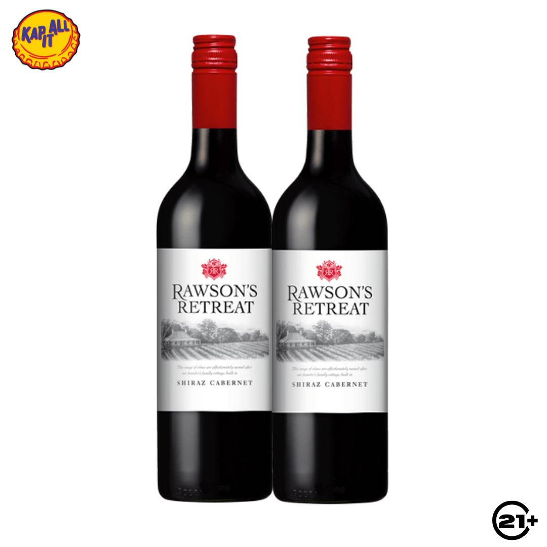 Paket Rawsons Retreat Shiraz Cabernet 750ml - 2 Bottles