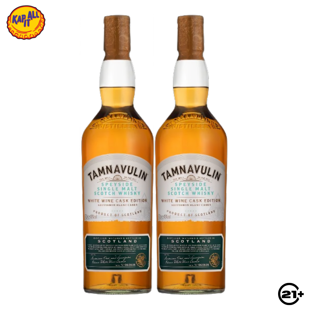 Twin Tamnavulin White wine Sauvignon Blanc Cask 700ml - 2 Bottles