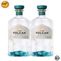 Twin Volcan De Mi Tierra Blanco Tequila 700ml - 2 Bottles