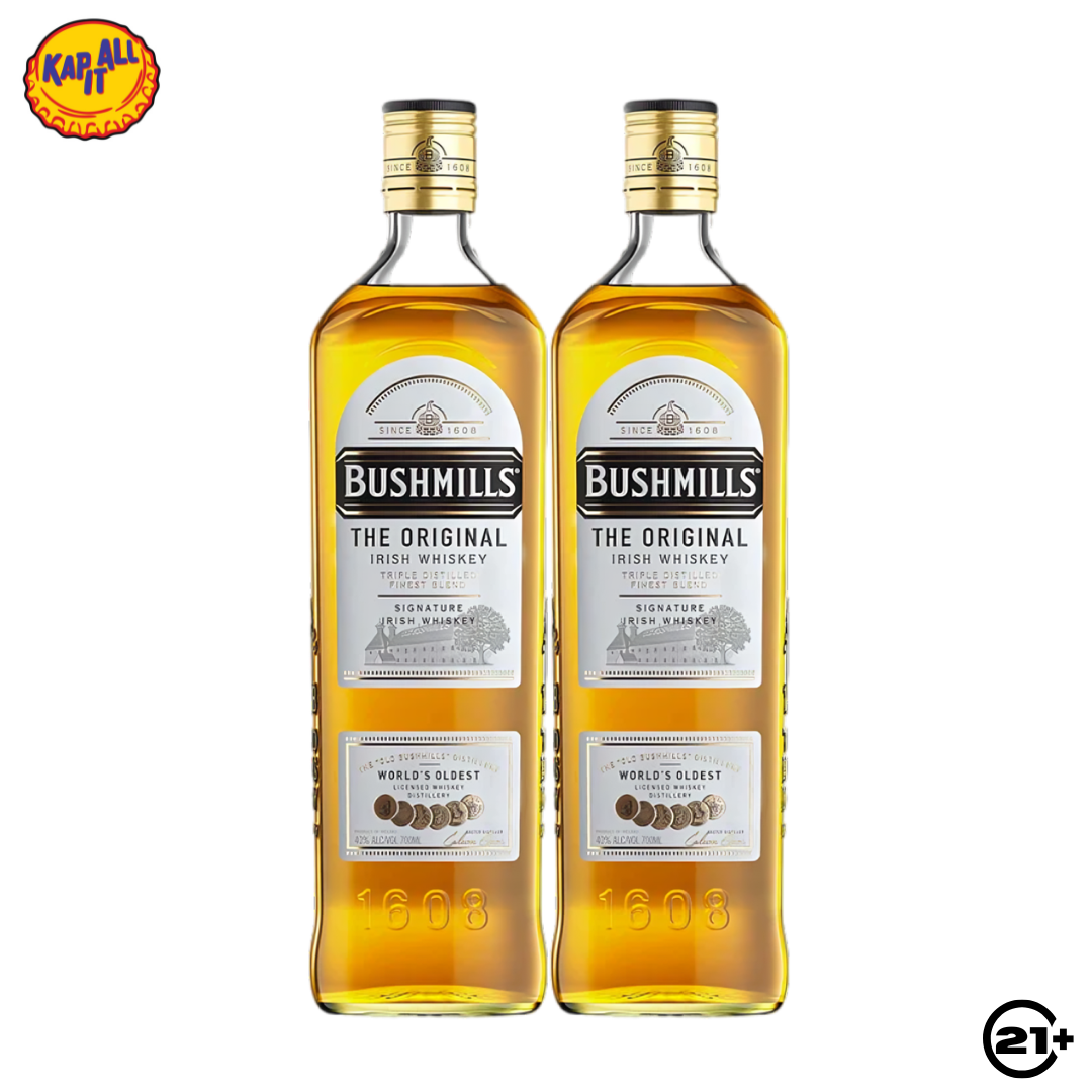 Twin Bushmills The Original Irish Whiskey 700ml - 2 Bottles