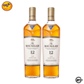 Twin Macallan 12 Double Cask 700ml - 2 Bottles