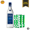 Bundles Seagrams Extra Smooth Vodka 750ml + Sprite Can 330ml