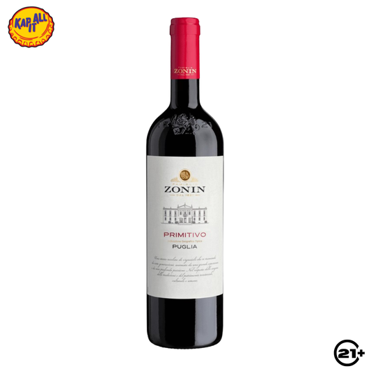 WINE ZONIN PRIMITIVO PUGLIA 2024 750ml