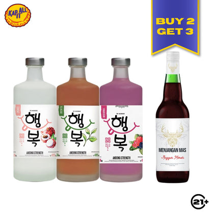 BUY 2  ANDONG STRENGTH FLAVOUR 750ml FREE 1 ANGGUR MENJANGAN MERAH 600ml