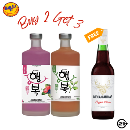 BUY 2  ANDONG STRENGTH FLAVOUR 750ml FREE 1 ANGGUR MENJANGAN MERAH 600ml