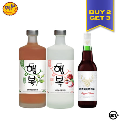 BUY 2  ANDONG STRENGTH FLAVOUR 750ml FREE 1 ANGGUR MENJANGAN MERAH 600ml