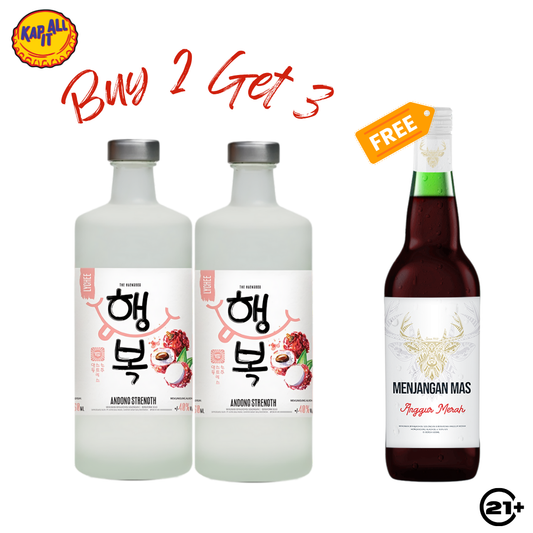 BUY 2  ANDONG STRENGTH FLAVOUR 750ml FREE 1 ANGGUR MENJANGAN MERAH 600ml
