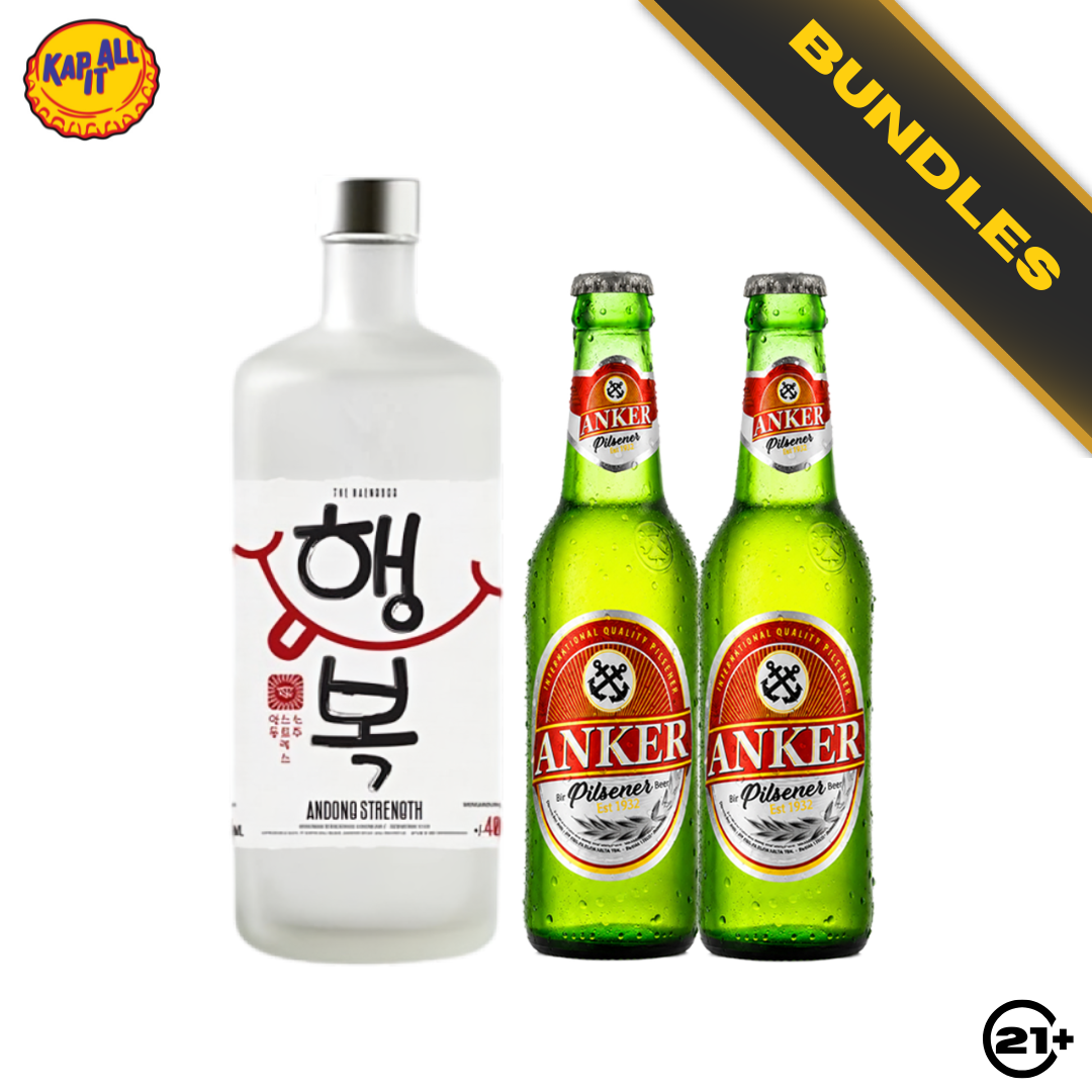 Bundles Andong Strength Original 750ml + Anker Pilsener Beer Pint 330ml