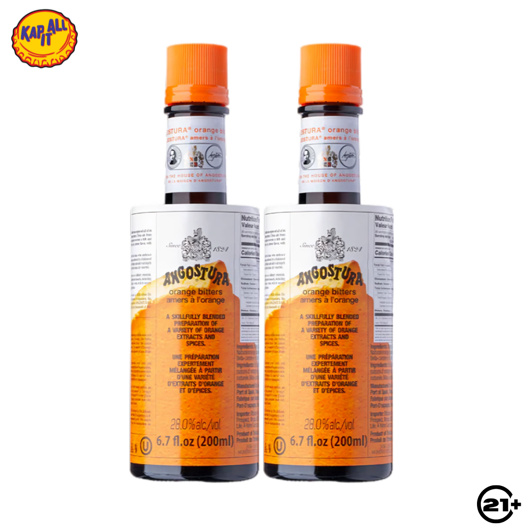 Twin Angostura Bitter Orange 200ml - 2 Bottles