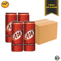 Bundles A&W Sarsaparilla Can 250ml - 1 Box 24 Cans