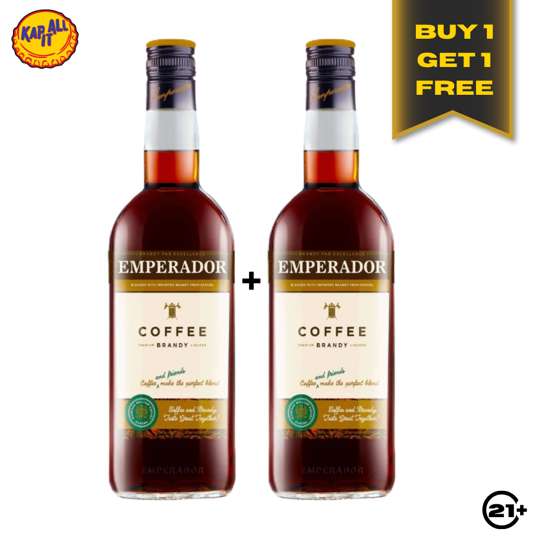 Bundles Emperador Coffee Brandy Liqueur 750ml - Buy 1 Get 1 Free