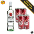 White Sarsi Chill - Bacardi Light Carta Blanca Superior White Rum 750ml + F&N Sarsi Sarsaparilla 325ml