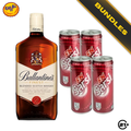 Scotch Sarsi Highball - Ballantine's Finest Blended Scotch Whisky 700ml + F&N Sarsi Sarsaparilla 325ml