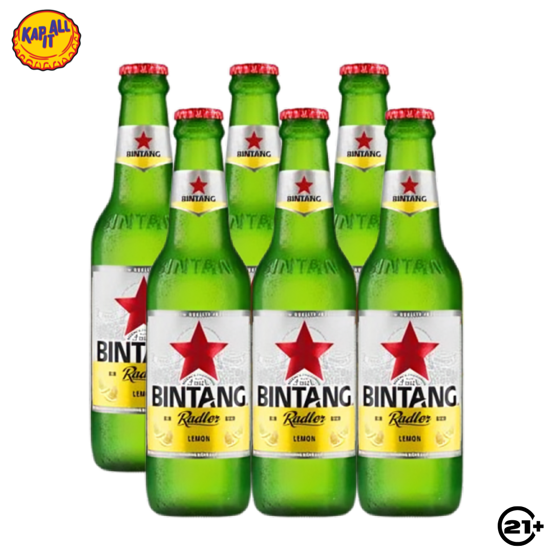 Paket Beer Bintang Radler Lemon Pint 330ml - 6 Botol