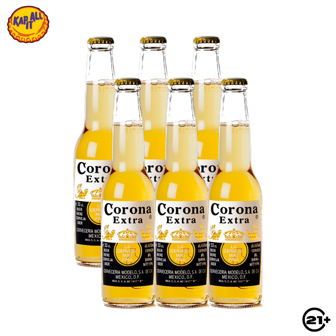 Paket Beer Corona Extra Pint 355ml - 6 Bottles