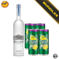 Bundles Belvedere Vodka 700ml + 4 Green Sands Grape Lemon Can 250ml
