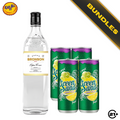 Bundles Bronson Vodka 650ml + 4 Green Sands Grape Lemon Can 250ml