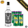 Bundles Carson Vodka 750ml + Green Sands Grape Lemon Can 250ml