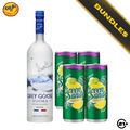 Bundles Grey Goose Vodka 750ml + Green Sands Grape Lemon Can 250ml