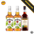 Bundles 2 Jim Beam Apple Bourbon Whiskey 700ml + Emperador Coffee Brandy Liqueur 750ml