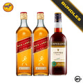 Bundles 2 Johnnie Walker Red Label 700ml + Emperador Coffee Brandy Liqueur 750ml
