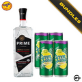 Bundles Prime World Class Vodka 700ml + Green Sands Grape Lemon Can 250ml