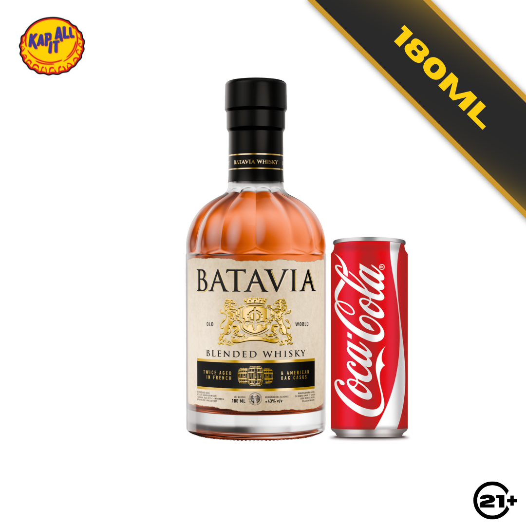 Bundles Batavia Blended Whisky 180ml + Coca Cola 330ml