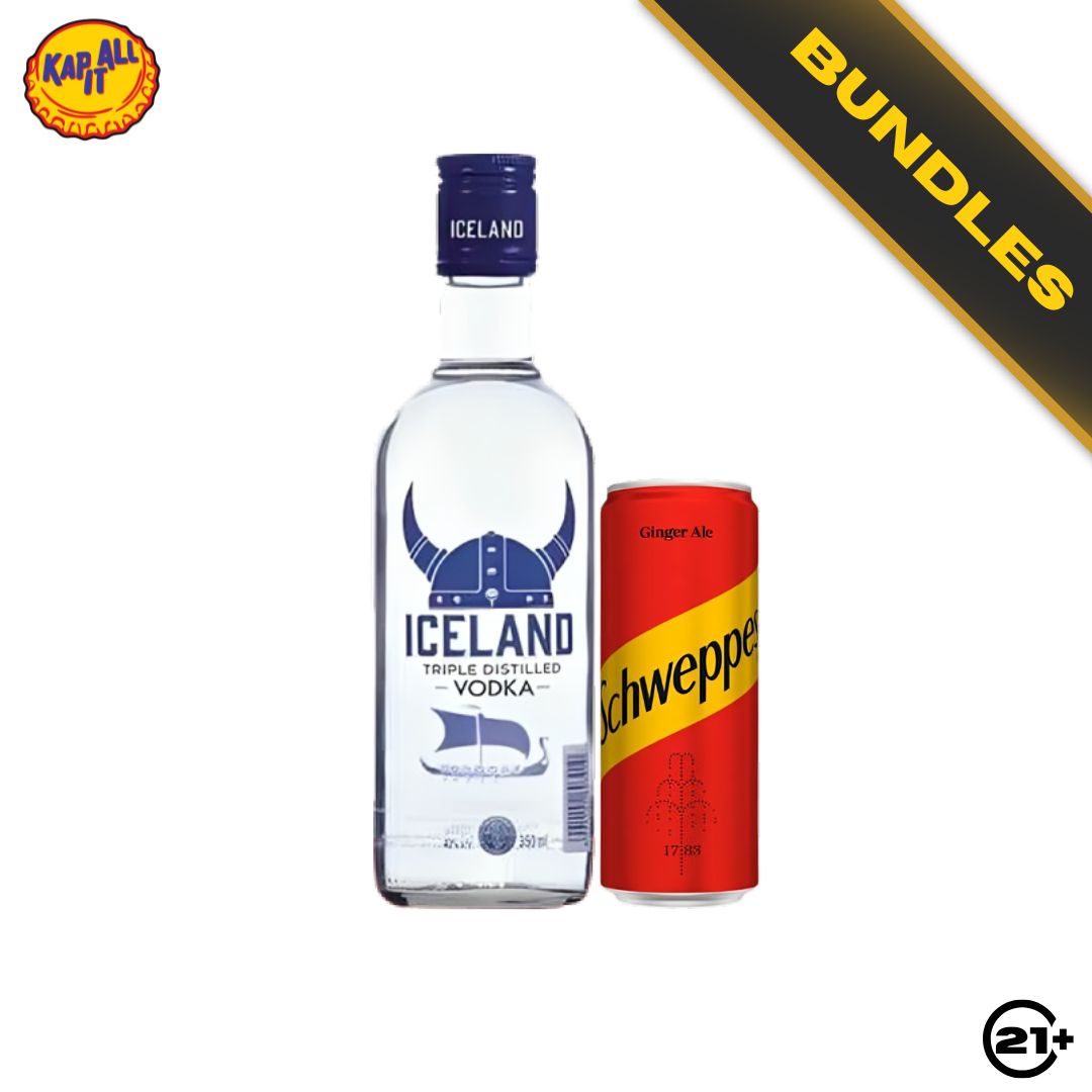 Bundles Iceland Vodka 250ml + Schweppes Ginger Ale 250ml