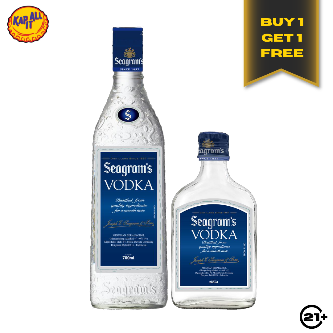 Bundles Seagram's Extra Smooth Vodka 700ml + Seagram's Vodka 200ml