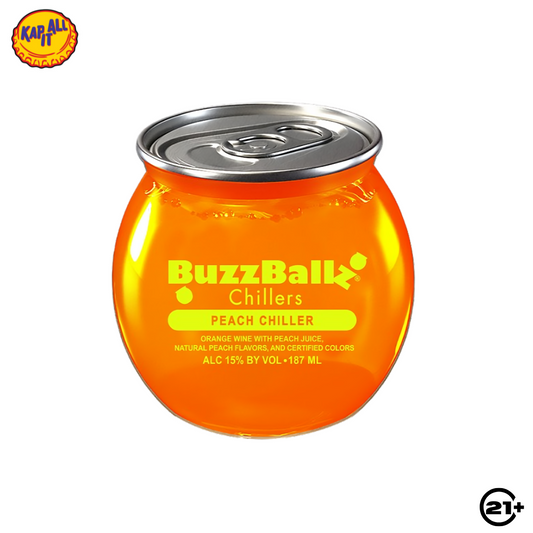 BUZZBALLZ CHILLERS PEACH CHILLER 187ml