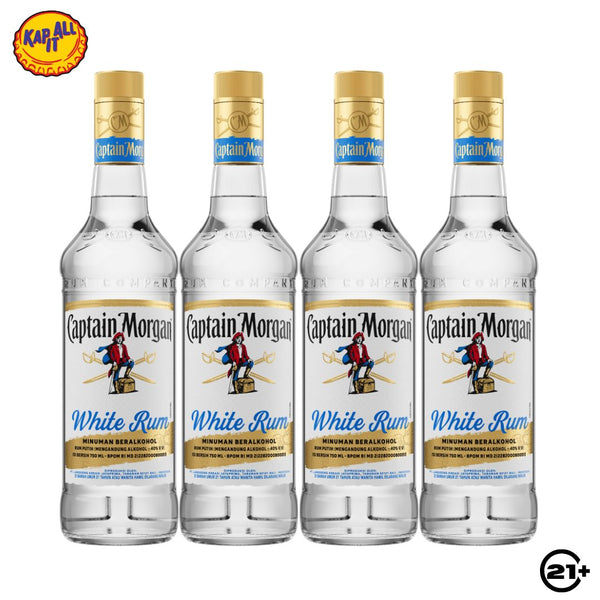 Bundles Captain Morgan White Rum 750ml - 4 Bottles