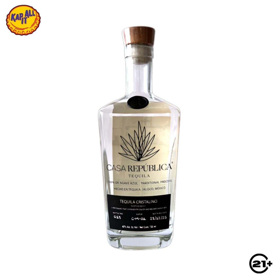 Casa Republica Cristalino Reposado Tequila 700ml