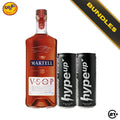 Creamy Night Kit - Martell VSOP Red Barrel Cognac 700ml + 2 HypeUp Coconut Cream Vanilla Drink 230ml