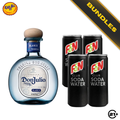 Tequila Soda Pack - Don Julio Blanco Tequila 750ml + F&N Club Soda Water 325ml