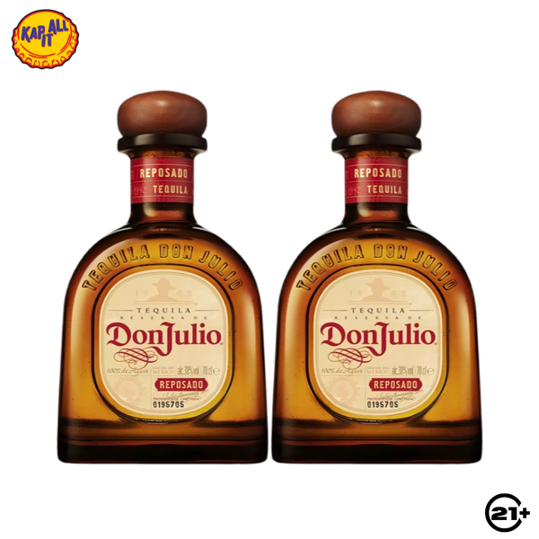 Twin Don Julio Reposado Tequila 750ml - 2 Bottles