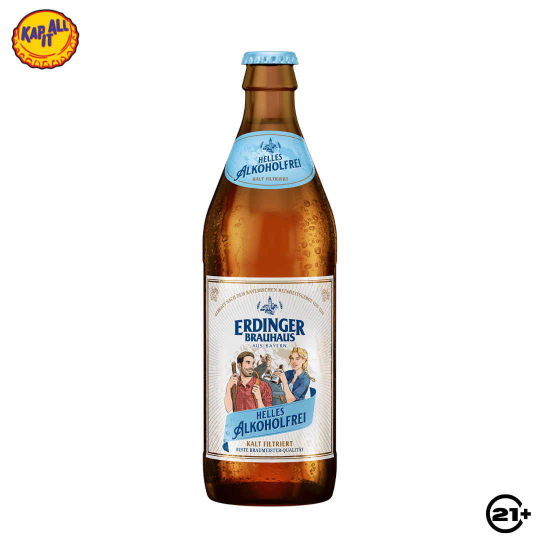 BEER ERDINGER BRAUHAUS HELLES LAGER PINT 330ml