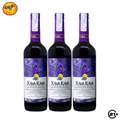 Paket Anggur Blackcurrant Kawa Kawa 600ml -3 Botol