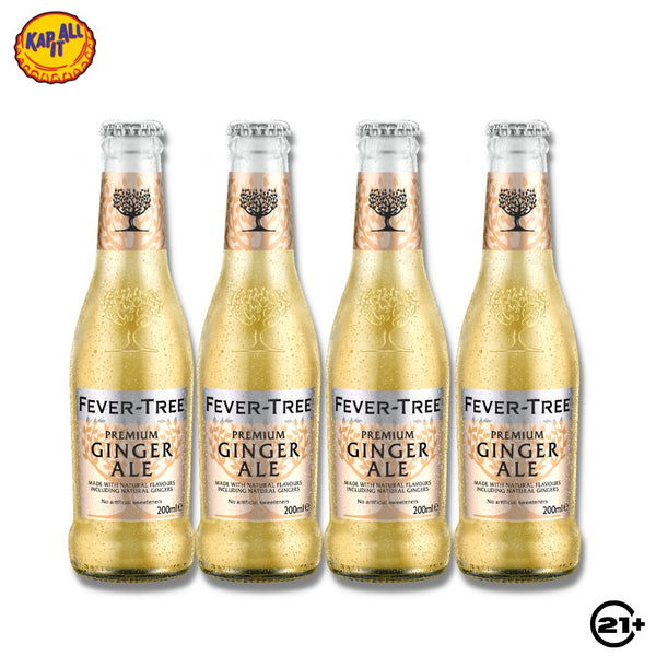 Bundles Fever Tree Premium Ginger Ale 200ml - 4 Bottles
